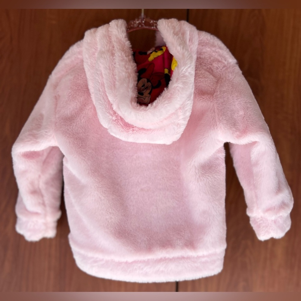 Disney Junior - Minnie Mouse and heart print reversible jacket (NWOT) - Picture 5 of 5